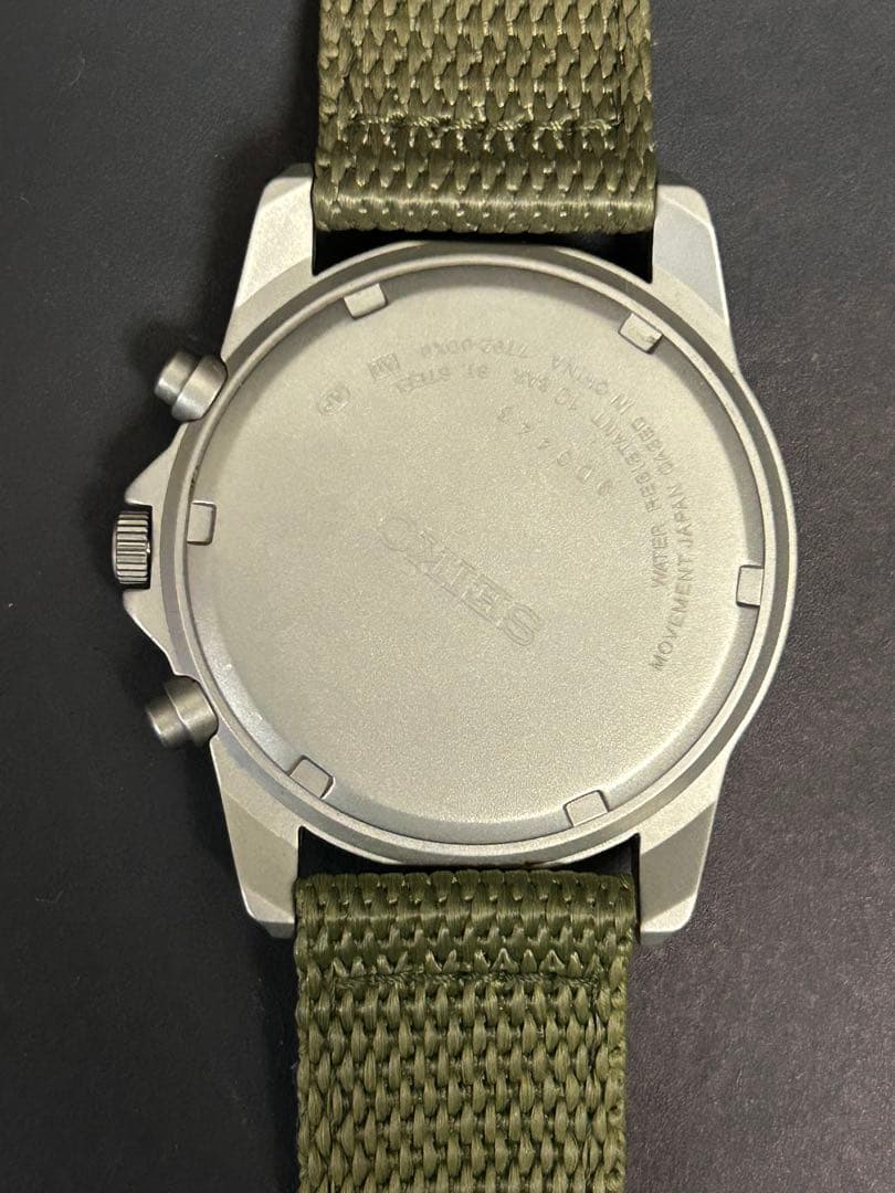 SEIKO セイコー クォーツ クロノグラフ SND377R