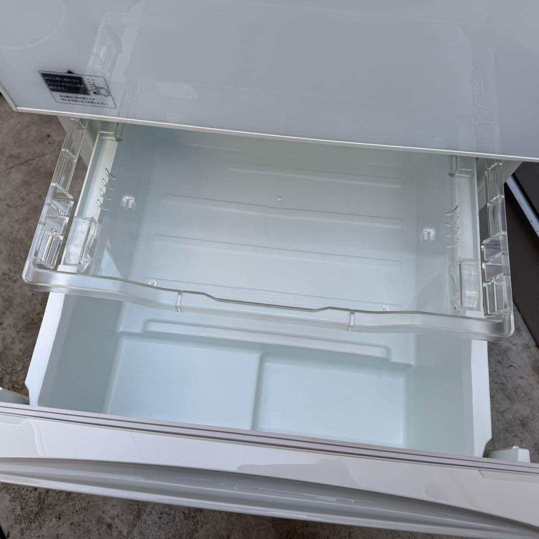 128⭐️2017年製美品★東芝冷蔵庫　自動製氷付き　ガラス扉大型5ドア　410L