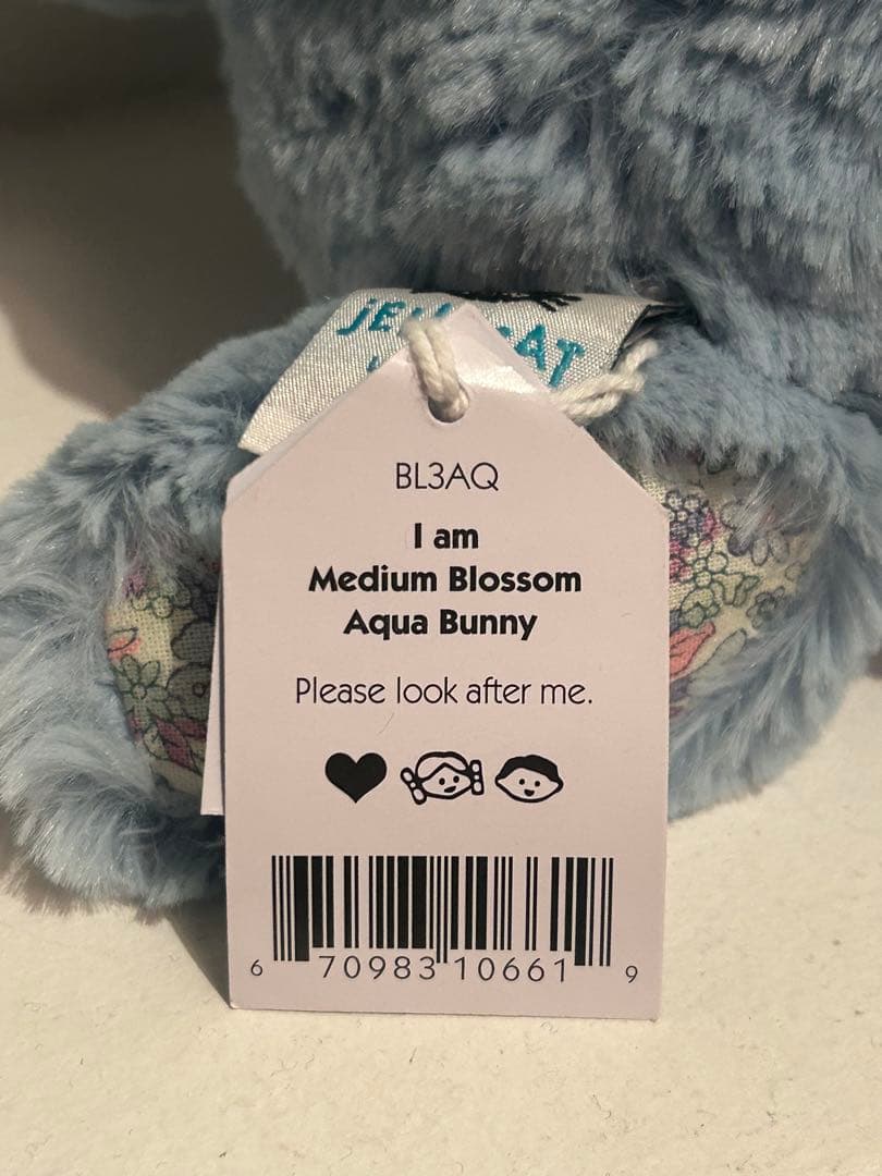 ジェリーキャット Medium Blossom Aqua Bunny