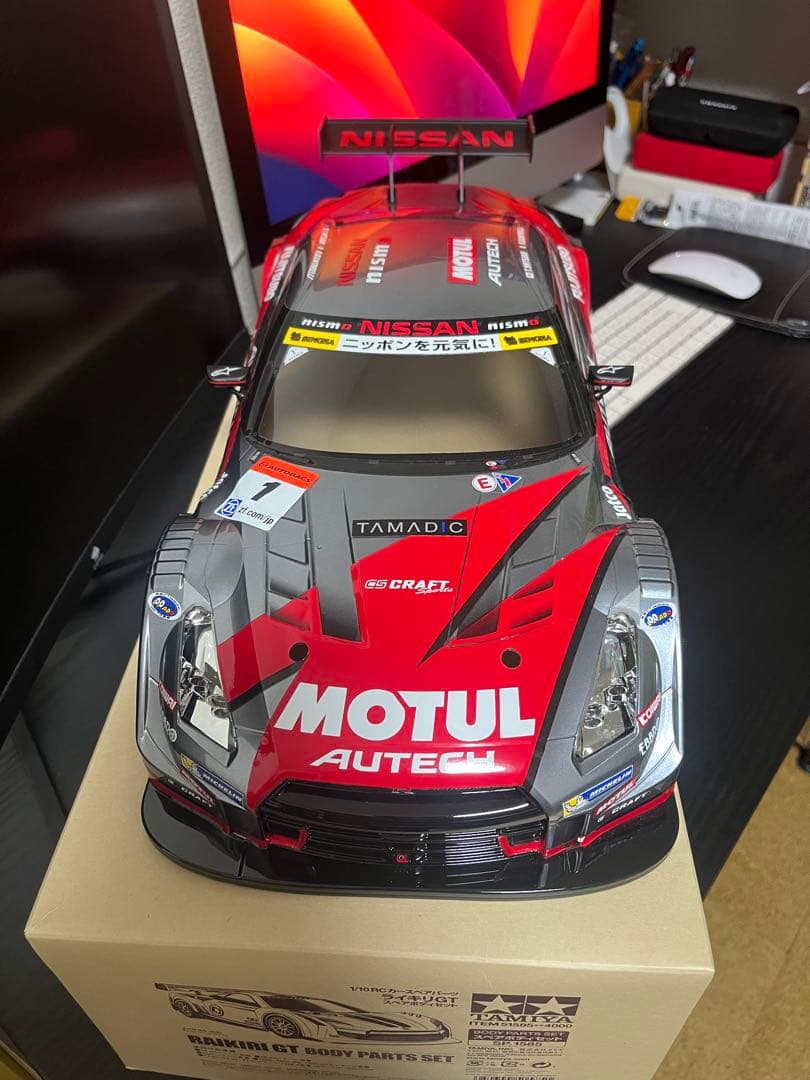タミヤ 1/10RC MOTUL AUTECH GT-R スペアボディ新品未使用