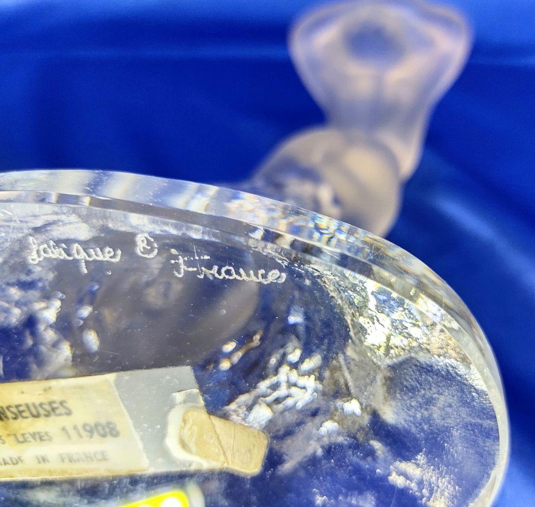 ラリック クリスタル裸婦像 ダンスーズ 踊り子の彫刻 フランス製