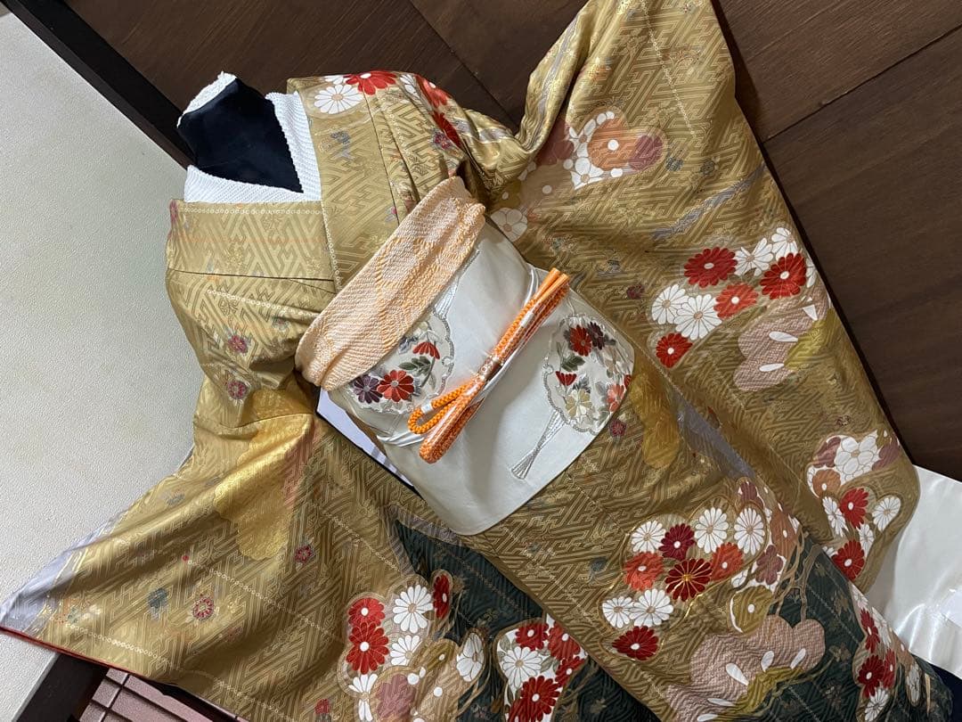 振袖フルセット6点特価　サイズS〜M銀駒刺繍売り切り終了