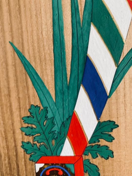 林美木子　板絵　五節句「端午」　掛飾り　有職故実　NHK大河光る君へ　扇　絵師