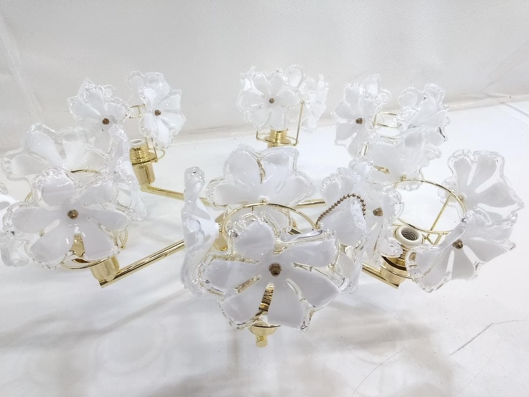 キシマ Kishima シーリングライト シャンデリア フラワー 照明 6灯 ◇