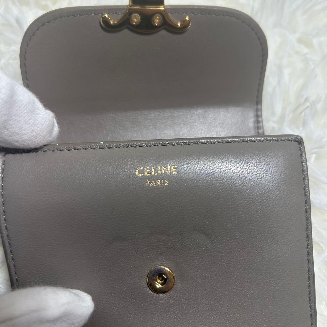 ✨美品✨ CELINE スモール フラップウォレット トリオンフ