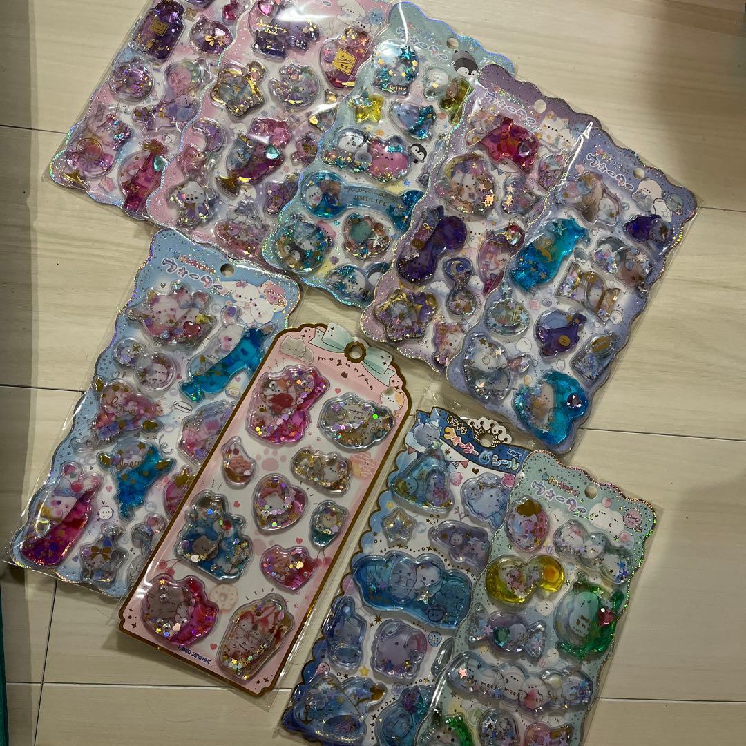 大量シールセット ウォーターシール なっとうちゃん ボンドロ ふにふに こげぱん