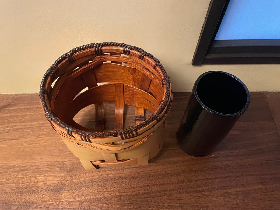 松本破風 作 『のし竹花入』