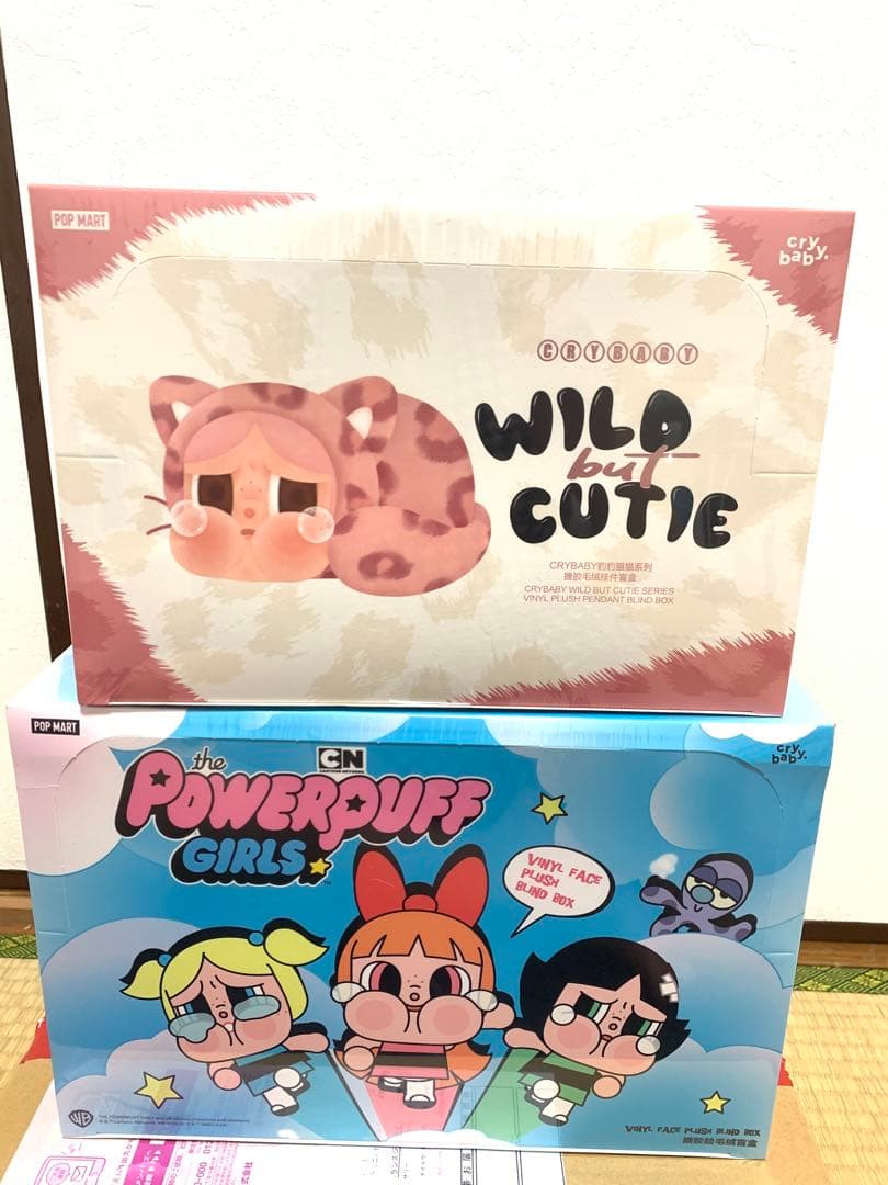CRYBABY xパワーパフ ガールズ シリーズ ぬいぐるみ アソートボックス