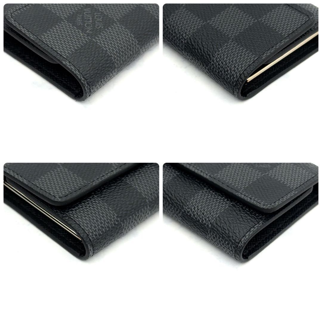 【あつもり】ルイヴィトン キーケース ダミエ グラフィット ミュルティクレ