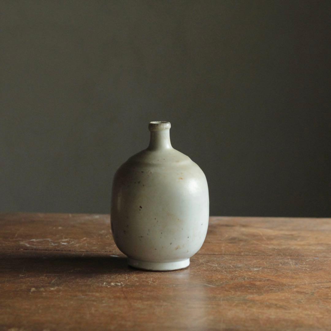 白磁 撫で四方形 徳利 酒器 古美術 古道具 アンティーク