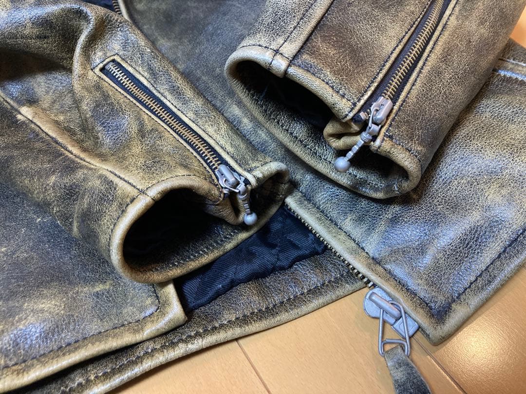 【saharaさん専用】90s uno leather jacket 牛革