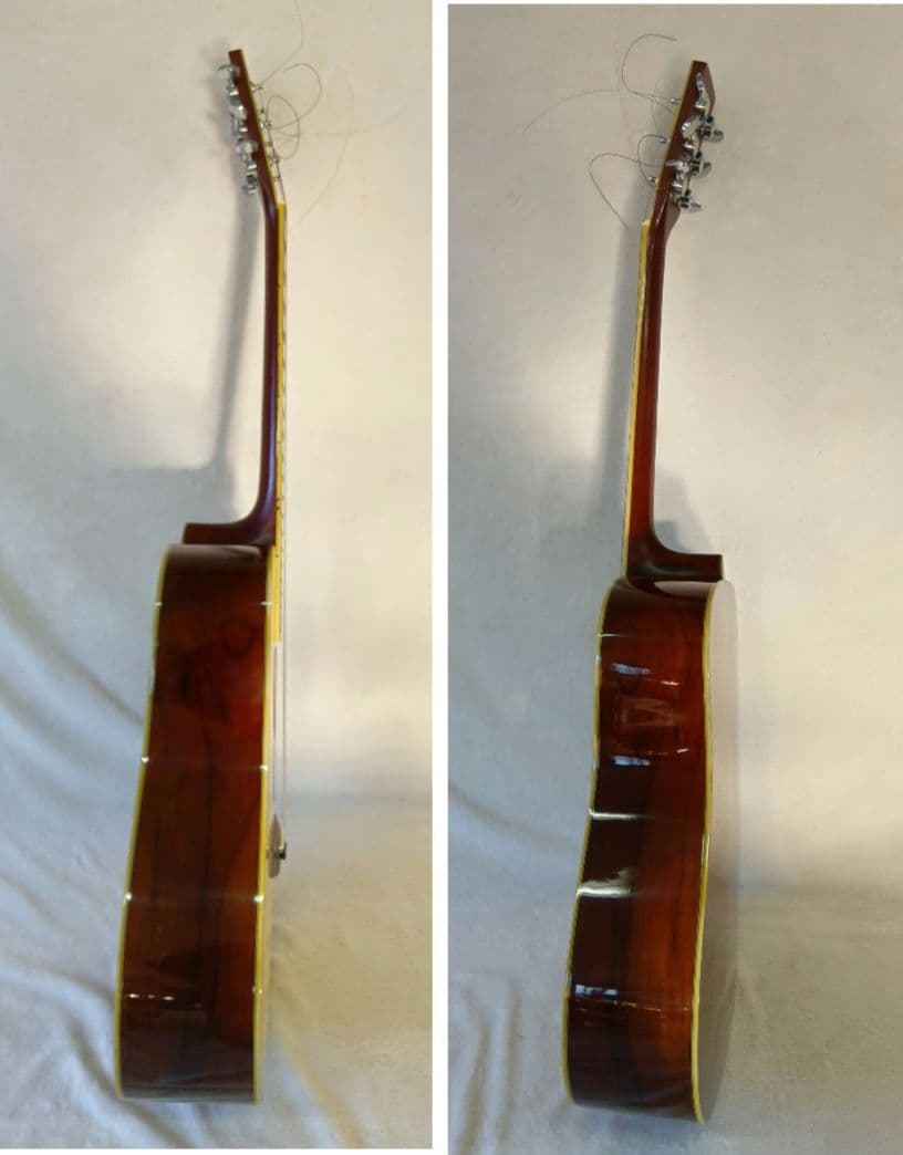 Morris　W-40 アコースティックギター　ハードケース付　レトロ　モーリス