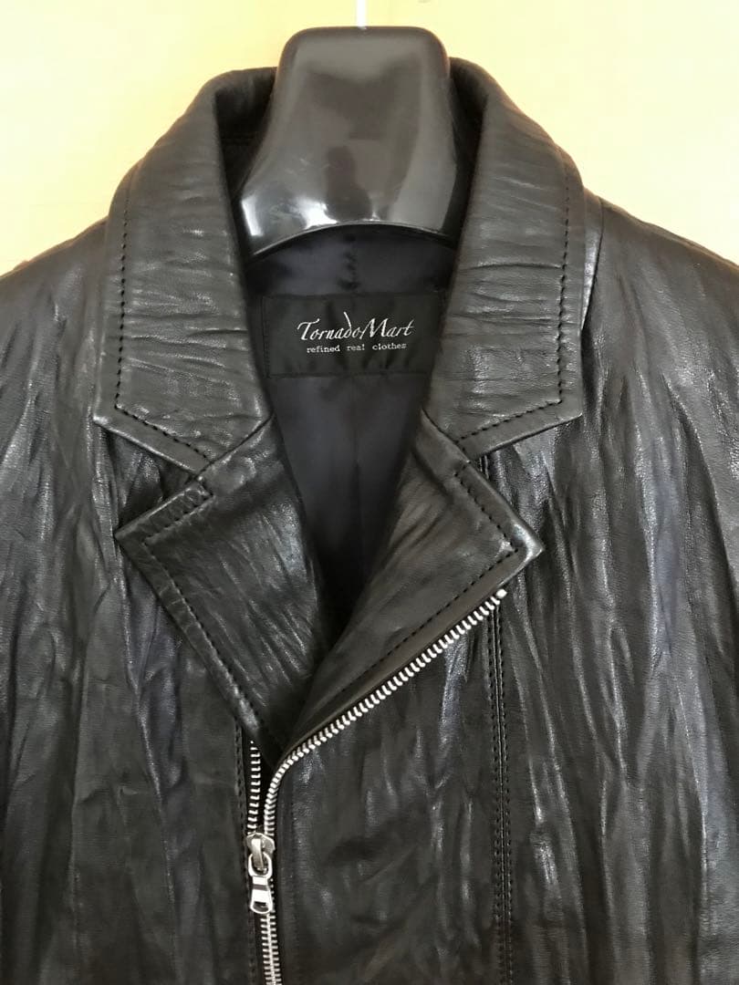 【未使用品】最終値下げ TORNADO MARTシープレザーライダースジャケット