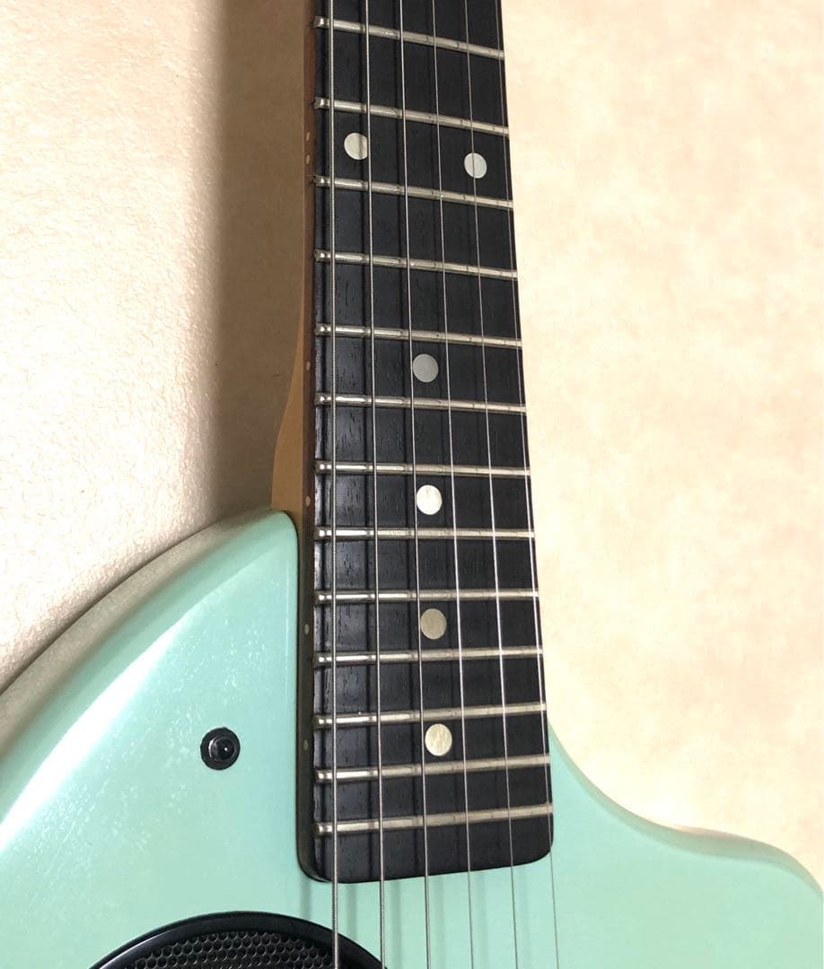 最終値下！【美品】ZO-3 ライトブルー アンプ内蔵ミニギター ヘッドフォン端子