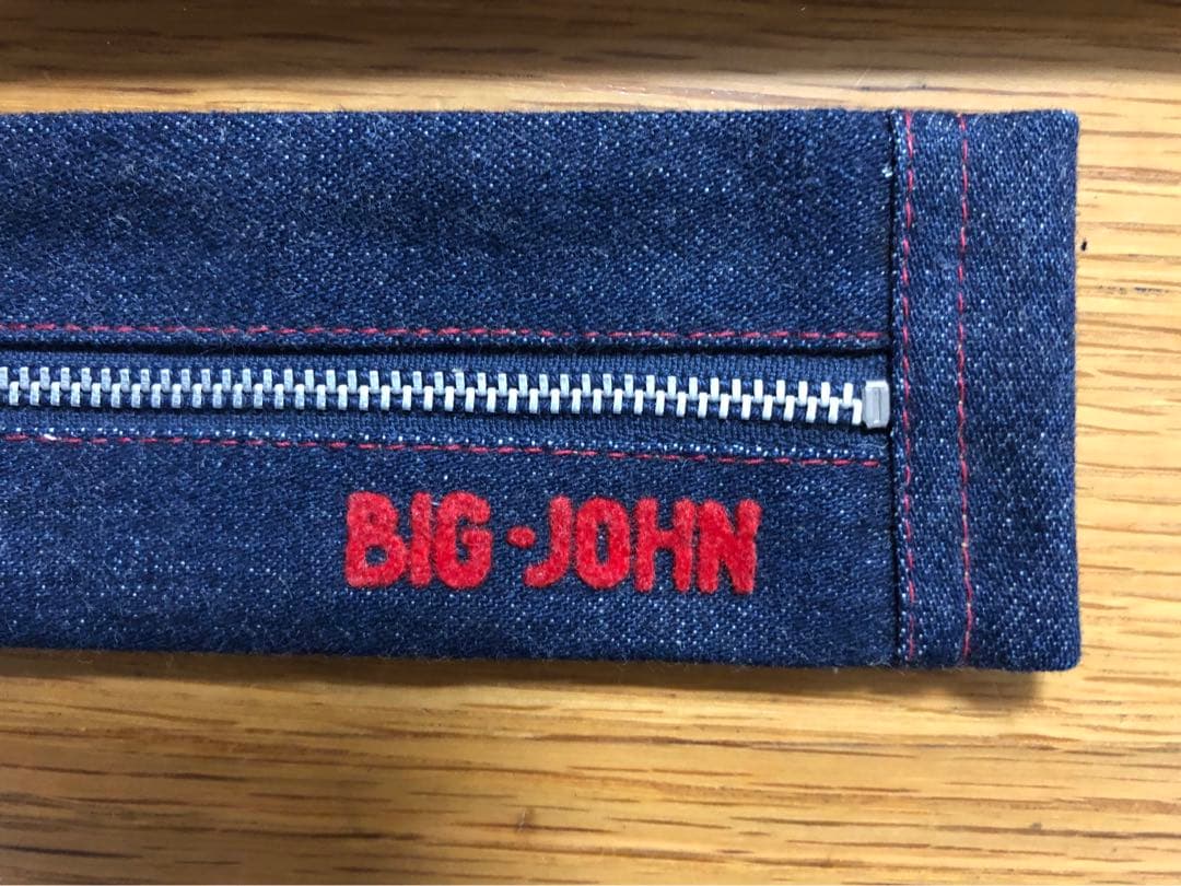 BIG JOHN デニム ペンケース　ビックジョン　レア品　昭和