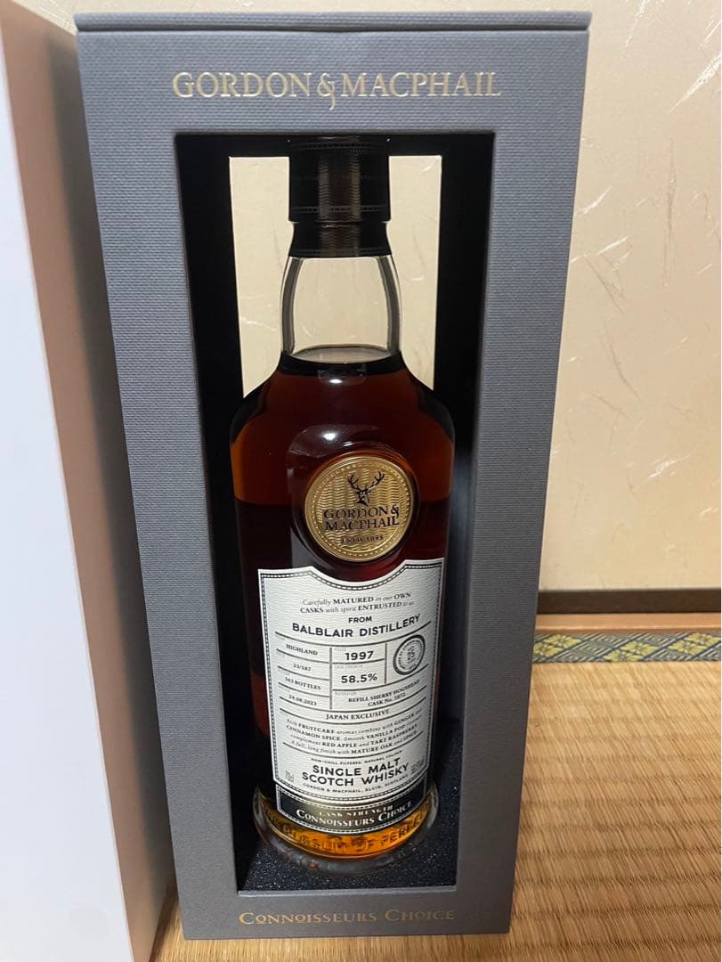 未開栓GORDON&MACPHAIL 1997 25年 スコッチ 700ml