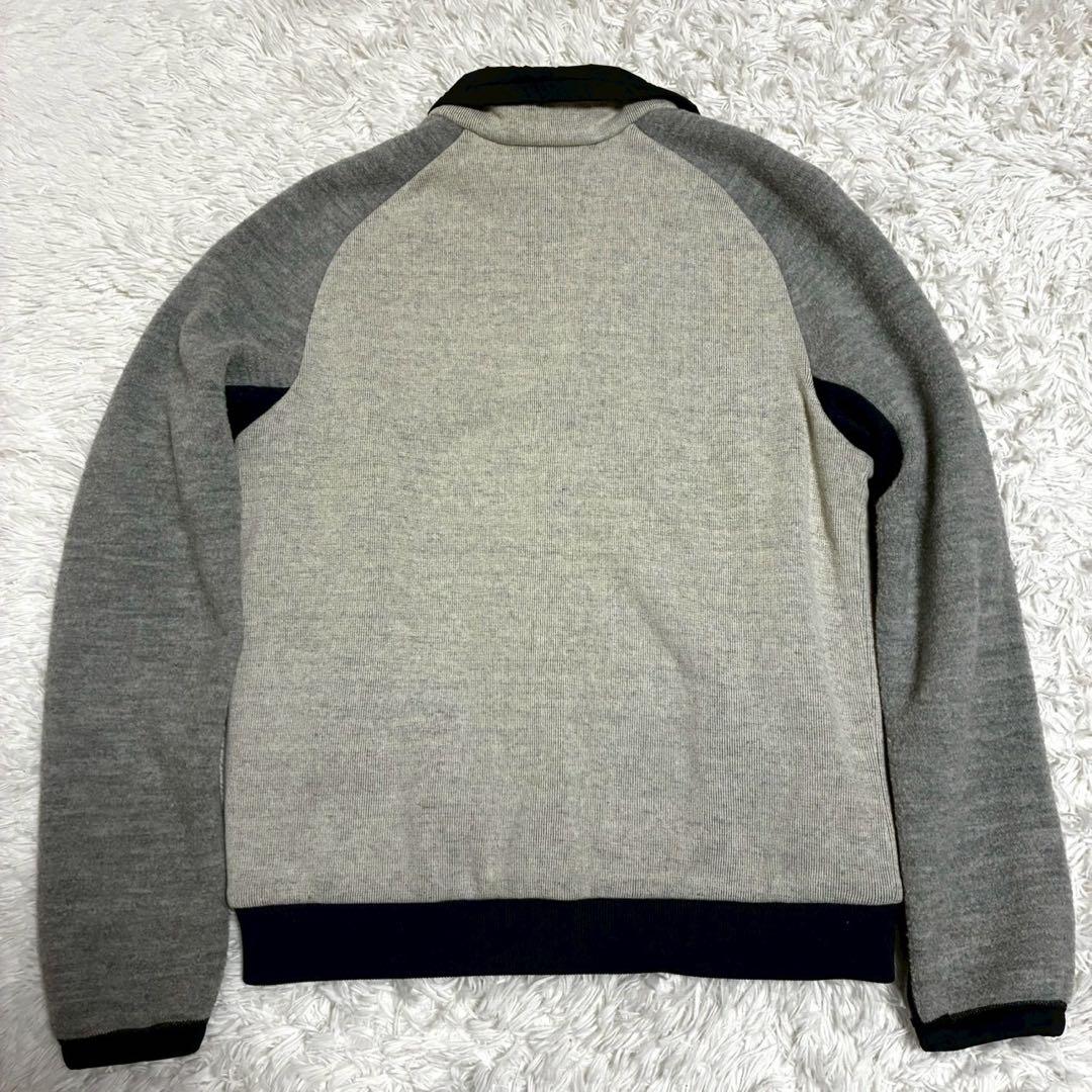 L/リバーシブル⭐️カナダグース グラフトン　ボアジャケット　フリース　紺　グレー