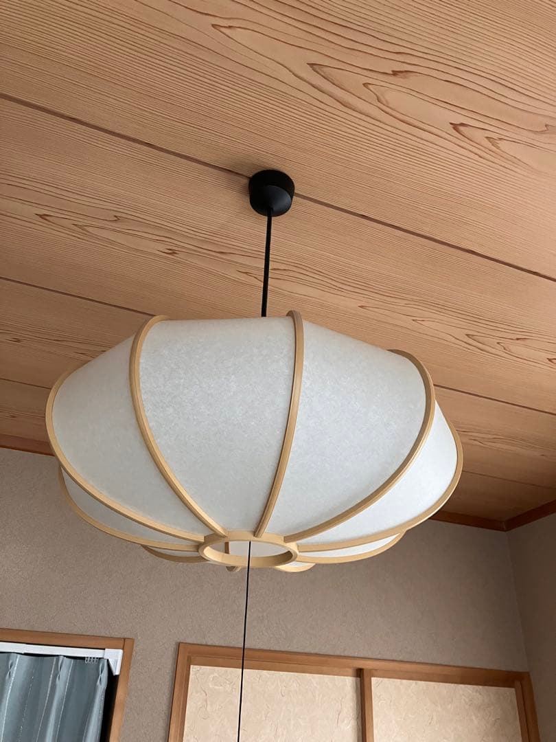 高級和風シーリングライト 木製フレーム　1個　ナショナル　照明器具　和室　蛍光灯