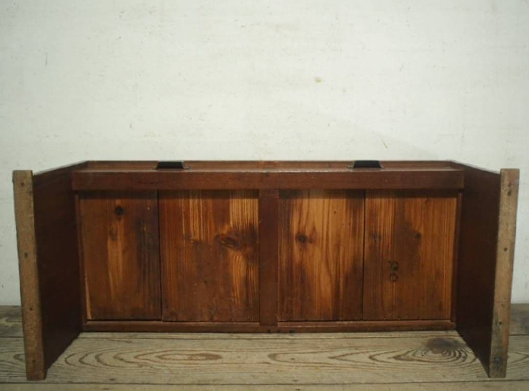 1053 アンティーク　欅の文机　ローテーブル　展示台　引き出し　古家具　レトロ