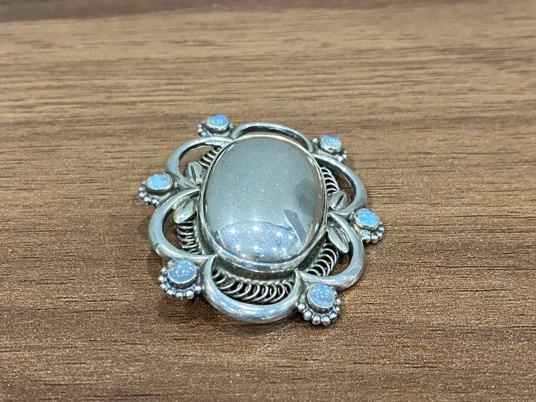 ジョージジェンセン　ブローチ　925 シルバー