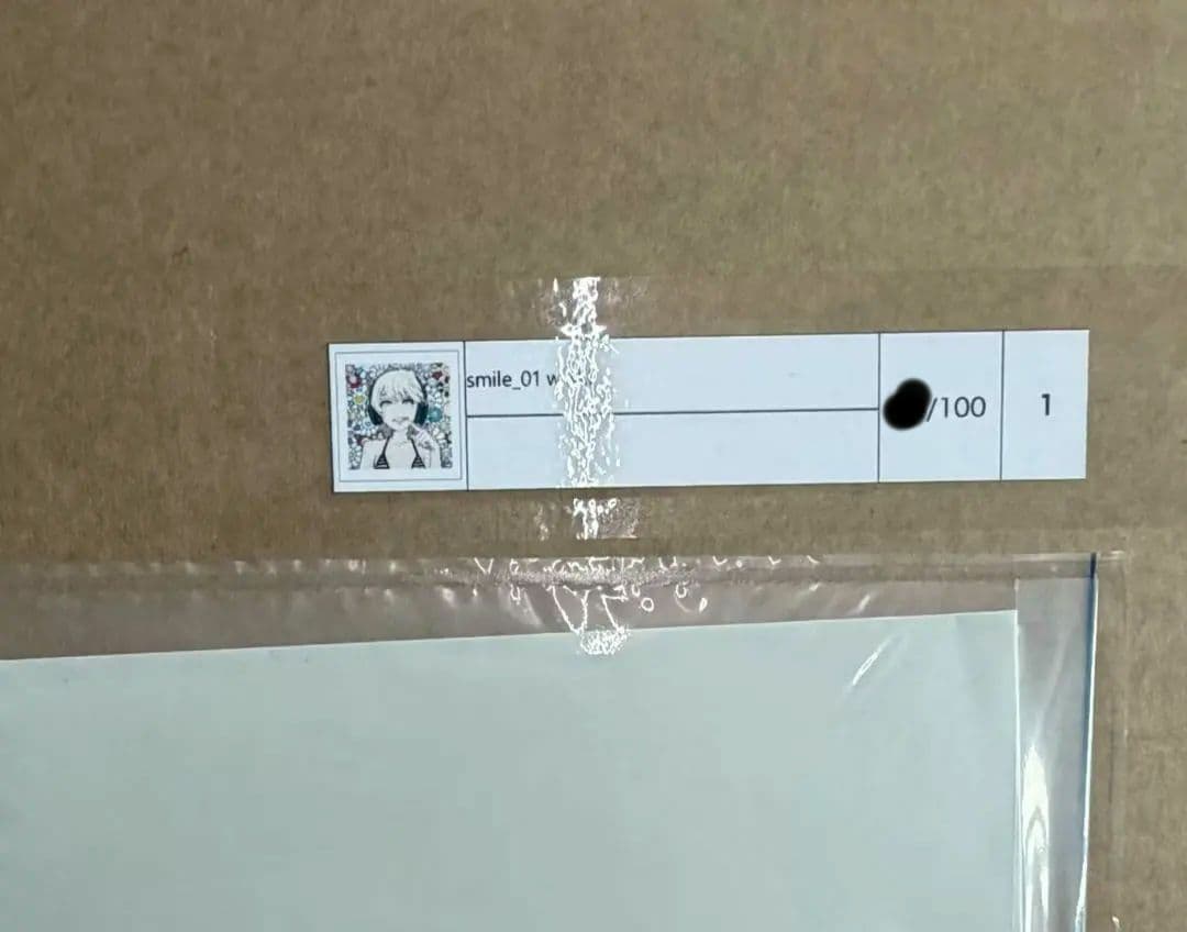 村上隆× mebae　版画 smile_01 w M.F