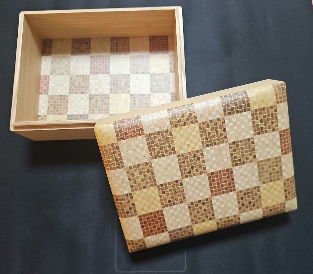 大田木工 OTA MOKKO 箱根寄木細工 道具箱