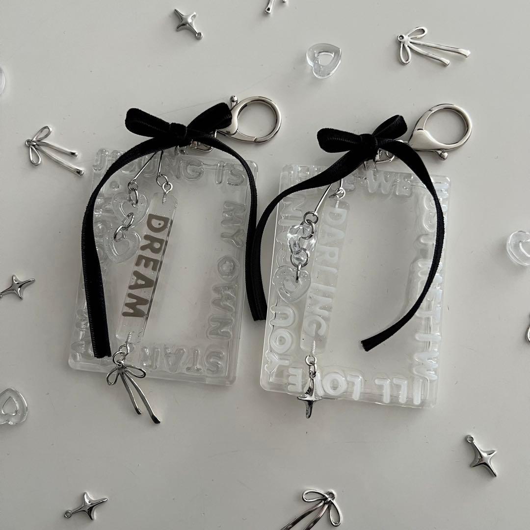 キーチェーントレカケース　レジン　トレカケース　デコ　オーダー　NCT  チソン