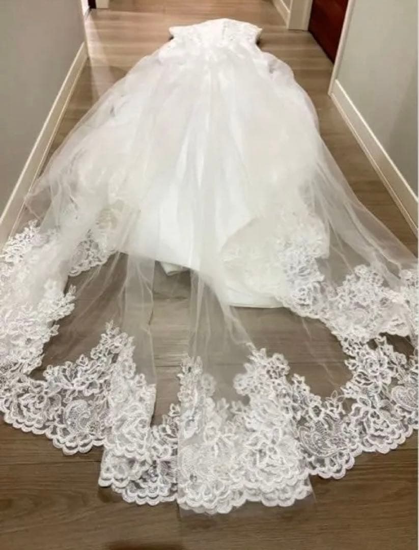 ☆おっかー　お値下げ☆ ウェディングドレス マーメイド 白 花嫁 前撮り