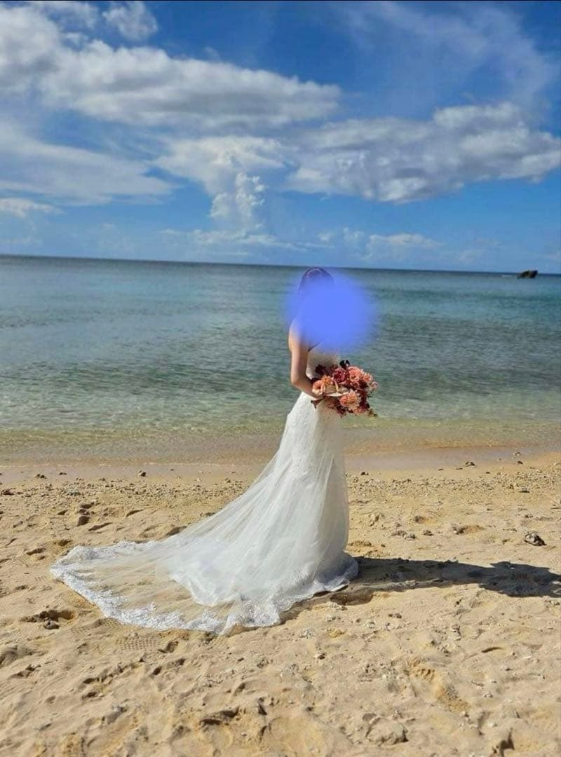 ☆おっかー　お値下げ☆ ウェディングドレス マーメイド 白 花嫁 前撮り