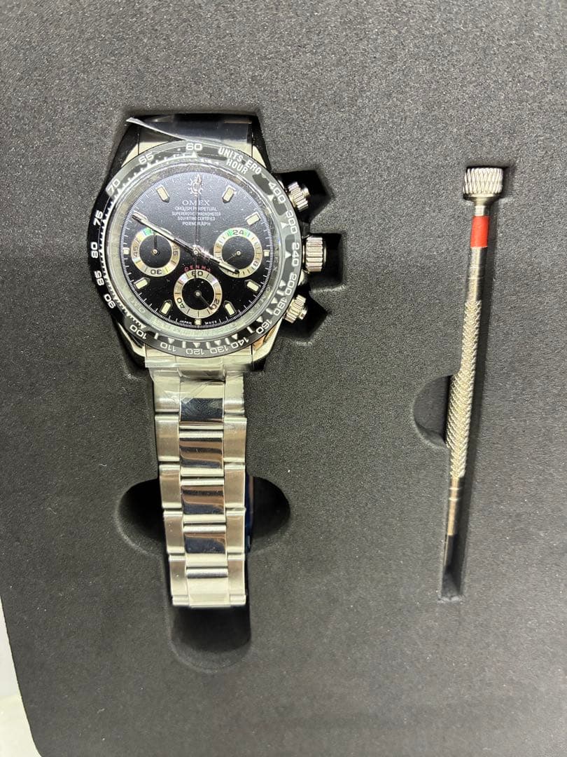 【動作確認未確認】未使用品『OMEX』『ADULT VIDEO』腕時計2本セット