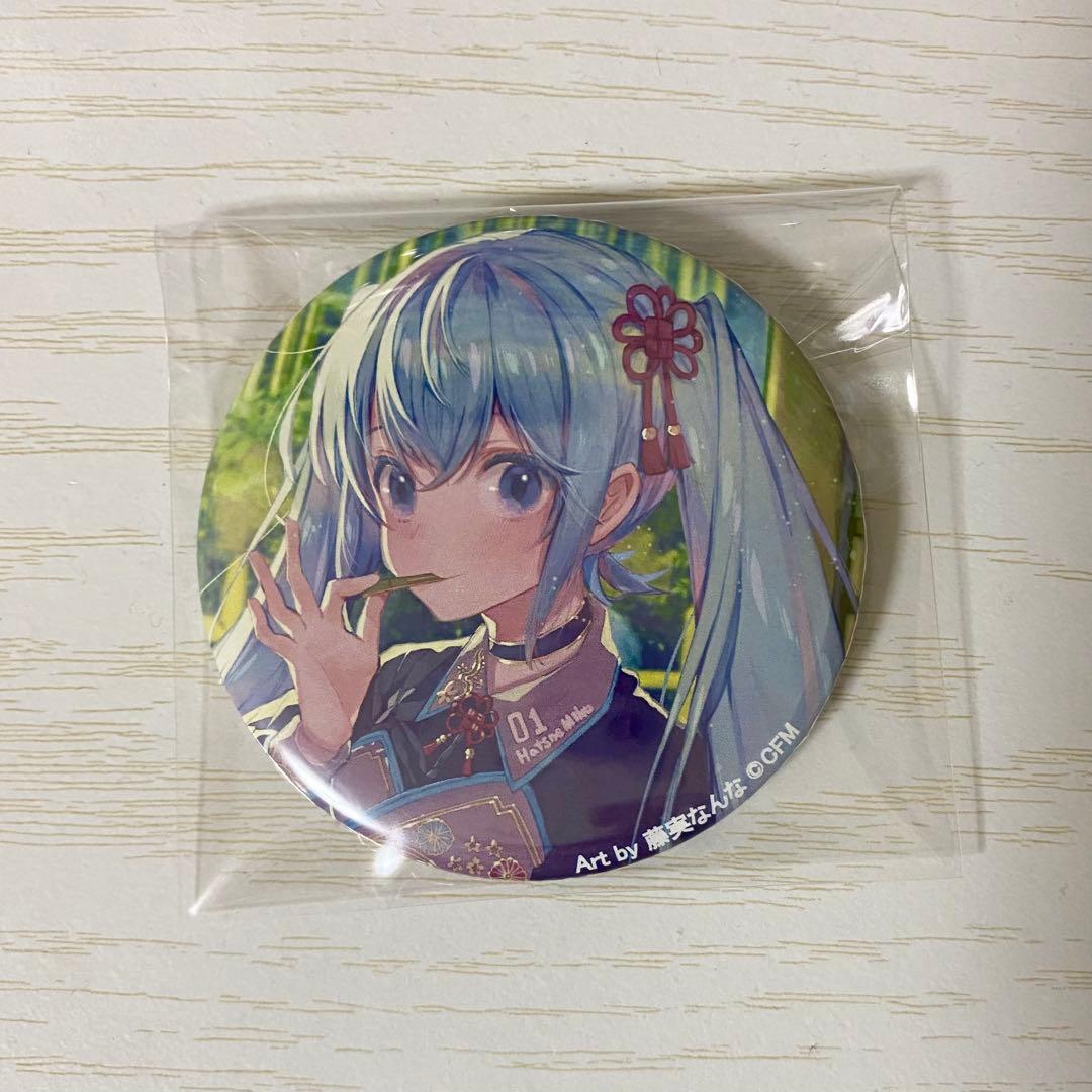 初音ミク 聖護院八ツ橋総本店 京都 缶バッジ