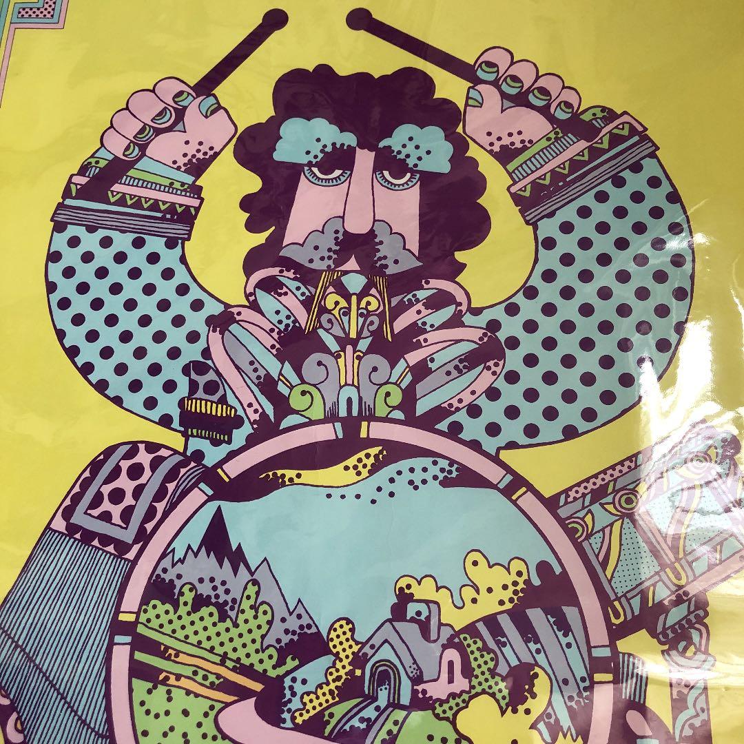 ワイト島 フェスティバル ポスター Dave Roe Vintage