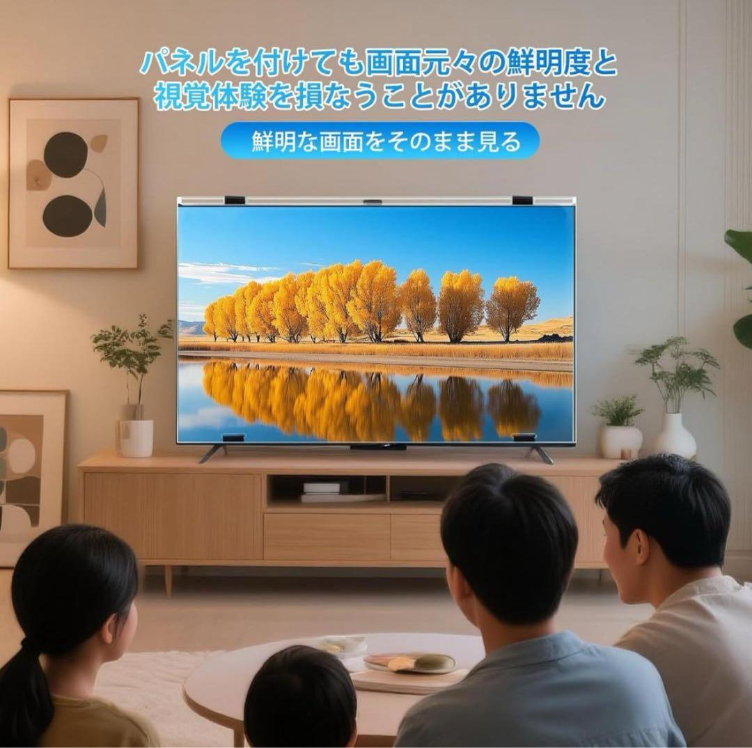 テレビ保護パネル❣️50インチ テレビカバー 液晶TV 保護パネル 画面保護