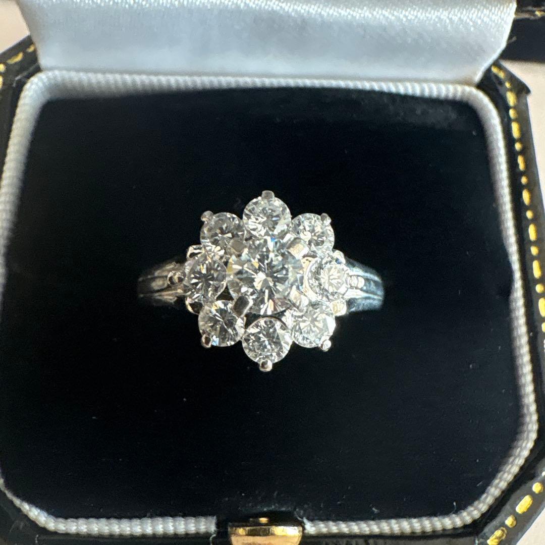 天然ダイヤリング 1.０２ct(計) １５号