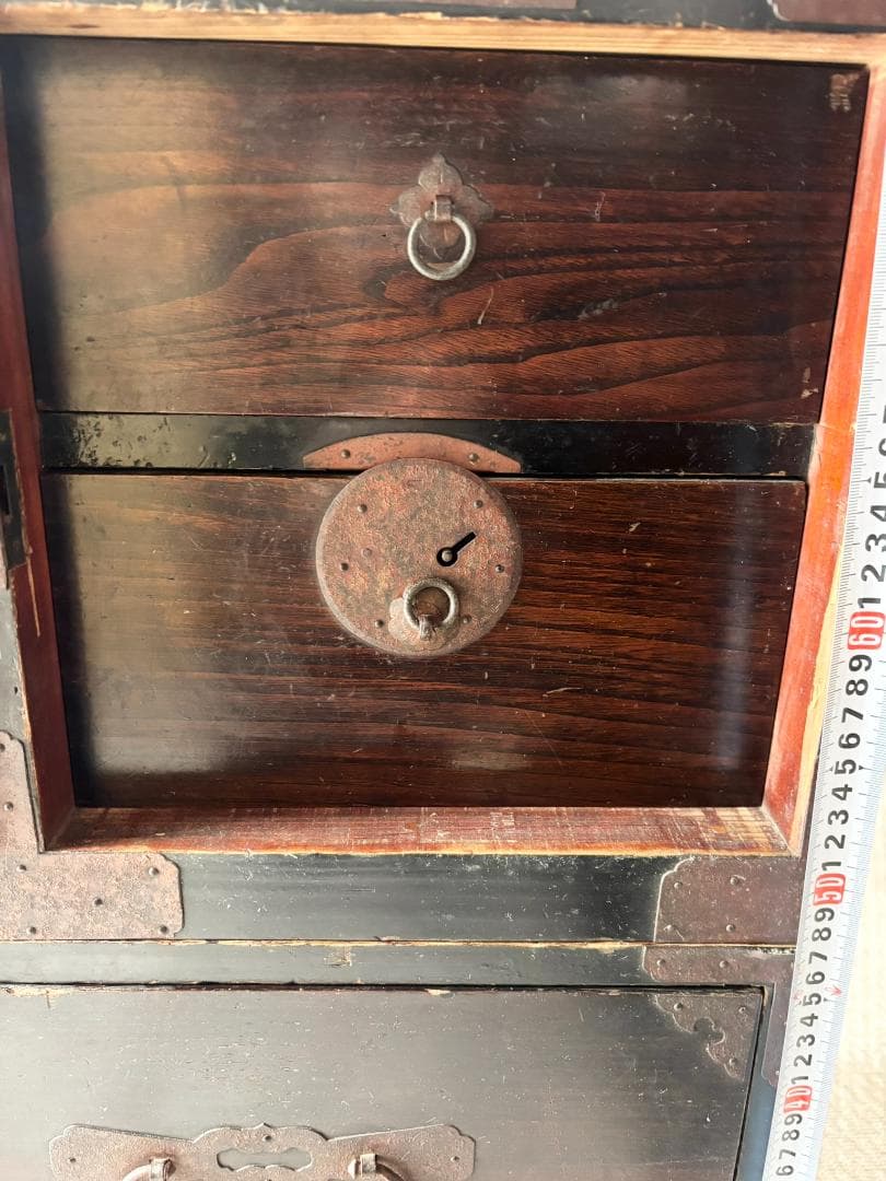 アンティーク家具 昭和レトロ 重ね箪笥 和たんす 収納箪笥