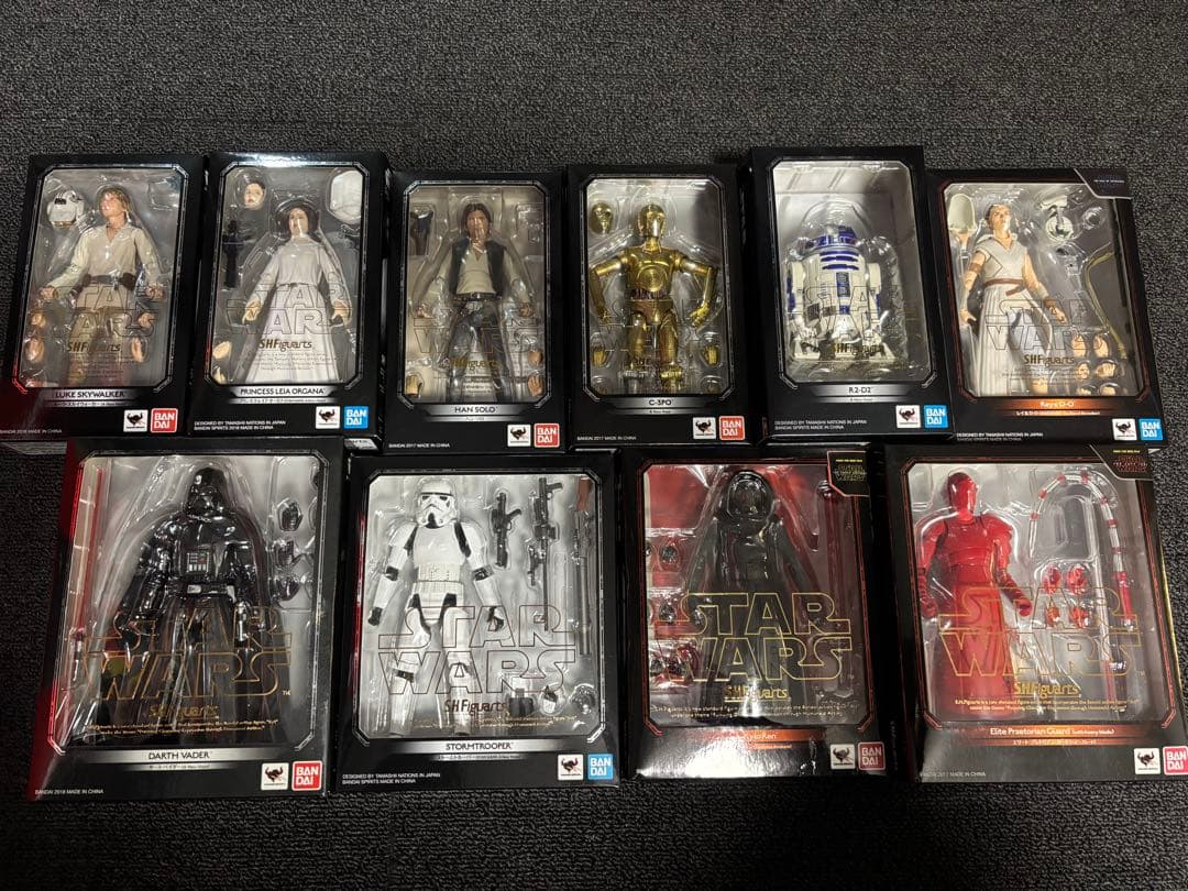 【即日発送】 スターウォーズ　S.H.フィギュアーツ 10体セット