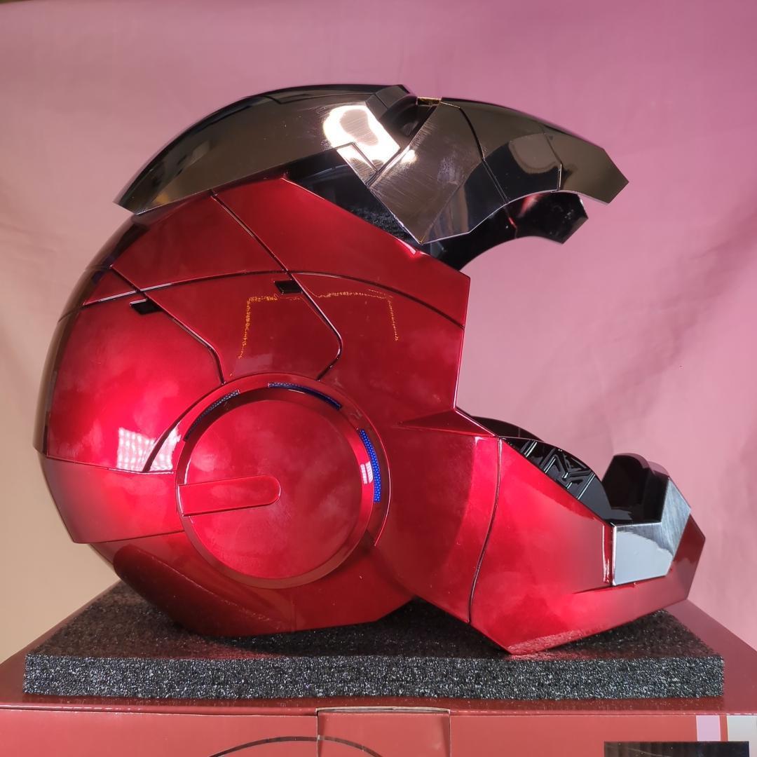 【アイアンマン】最新モデル 音声自動開閉マスク LED マーク5 ヘルメット