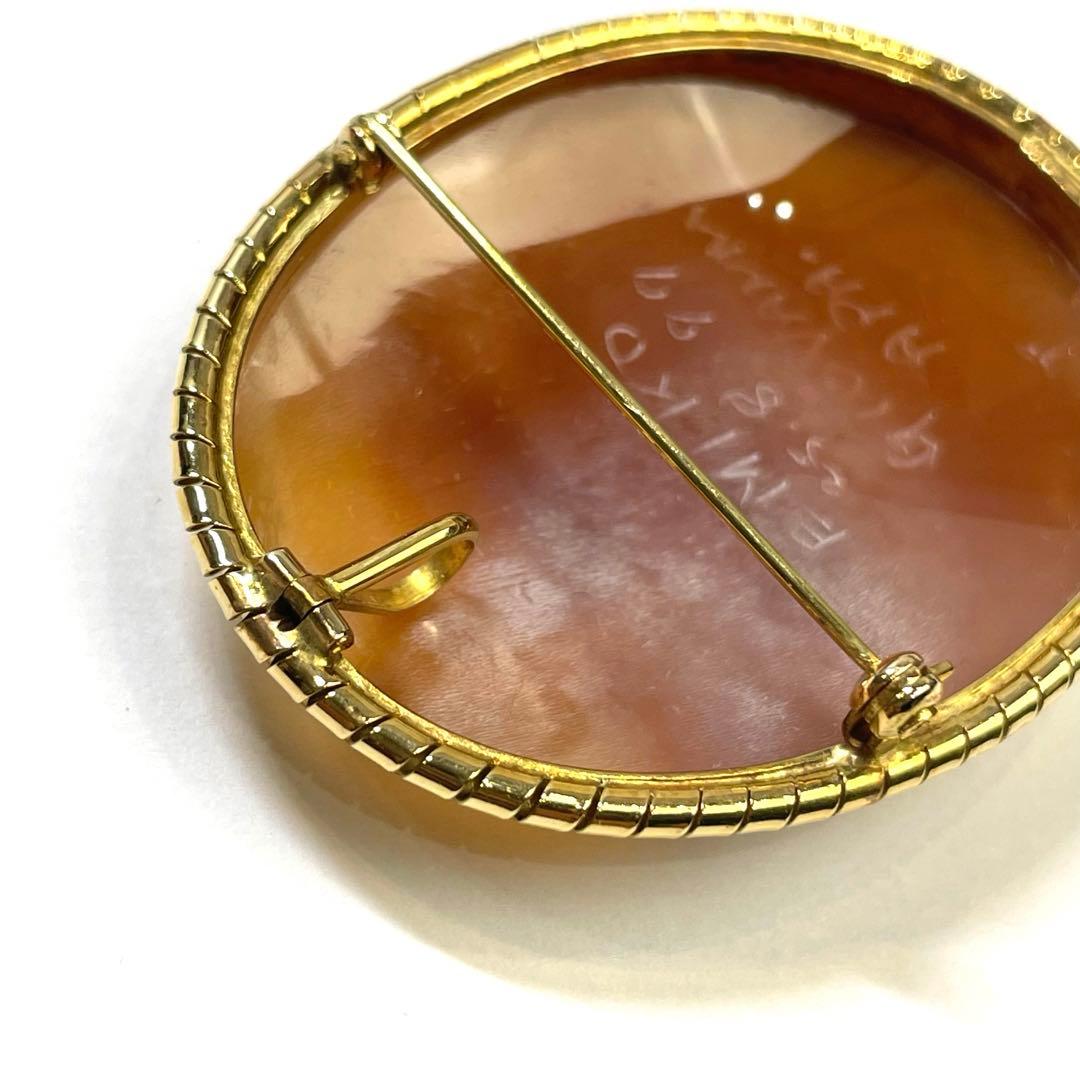 パフェ　希少品　一点もの　APA カメオブローチ　おしゃれ　レディース