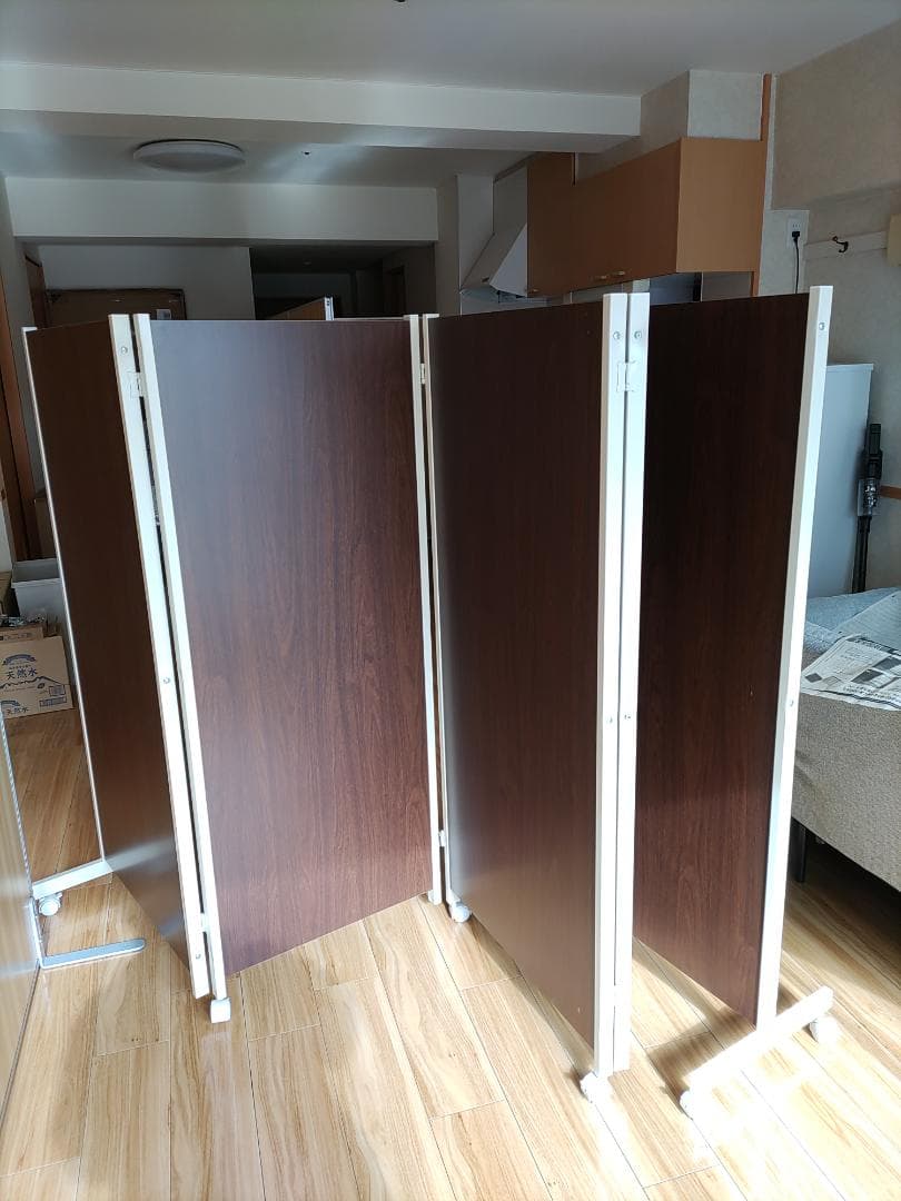 折りたたみ式5連パーティション引取条件でお願いします。