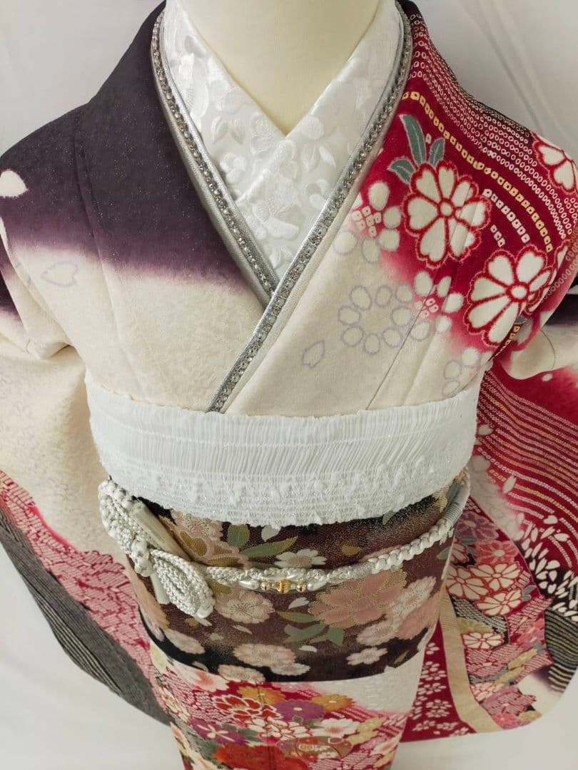 売約済み【WA-Modern】★★正絹　正統派　振袖7点フルセット★★