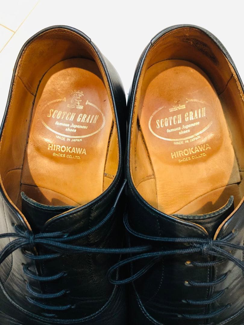 ★定価41,800円★スコッチグレイン シャインオアレイン 幅広 26EEEE