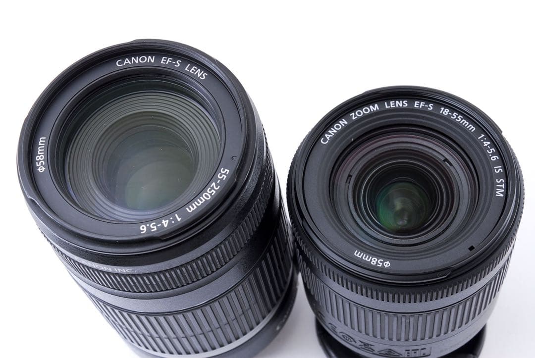 保証付/キャノン canon kiss x10標準&望遠ダブルレンズセット