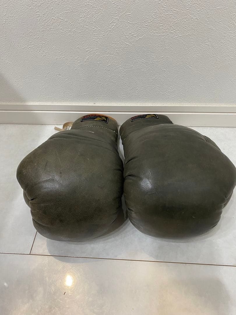 当時物 アンティーク ボクシング　グローブ　hatori