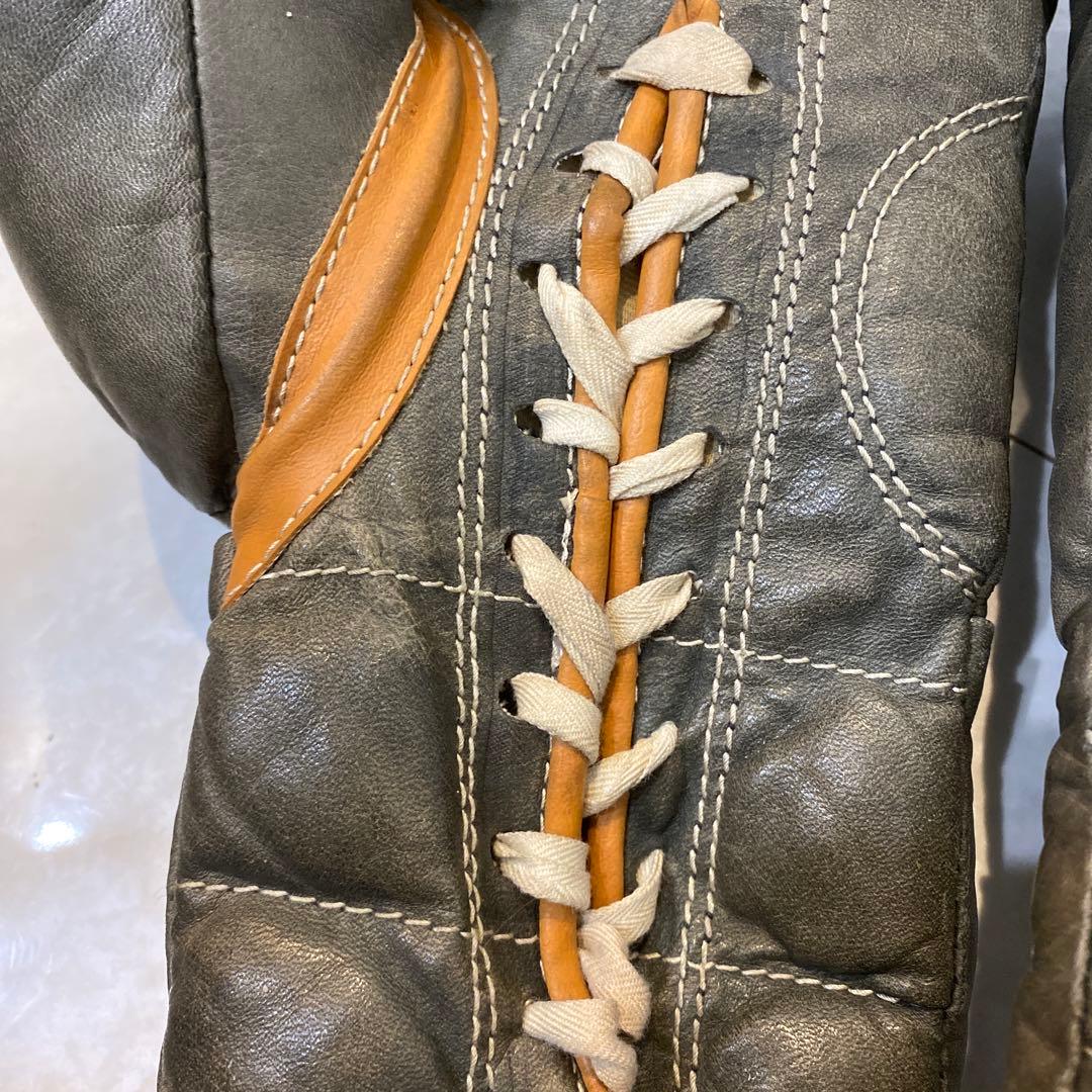 当時物 アンティーク ボクシング　グローブ　hatori