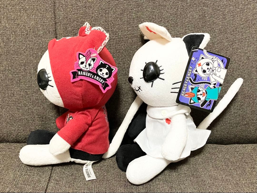 h.naoto HANGRY&ANGRY ぬいぐるみ キーホルダー 缶バッジ