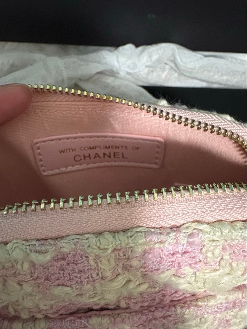 CHANEL シャネル ショルダーバッグ チェーンバックノベルティ　pink