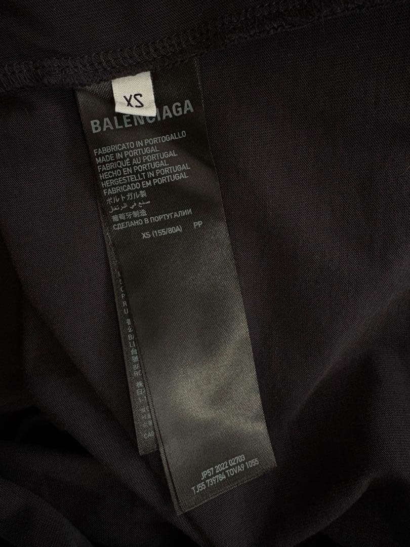 BALENCIAGA バレンシアガ テープロゴTシャツ