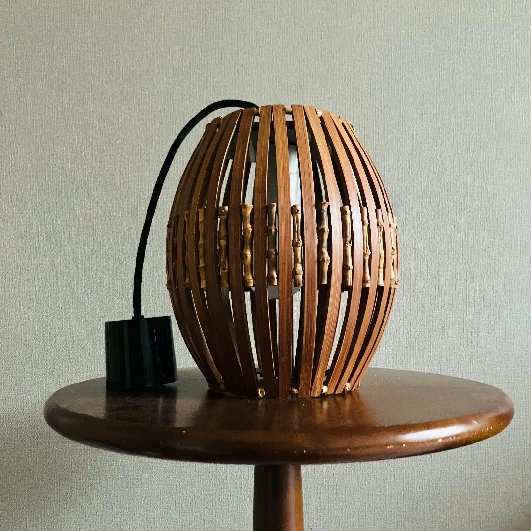 70'S 民藝 ヤマギワ 竹 ペンダントライト セット ジャパニーズモダン