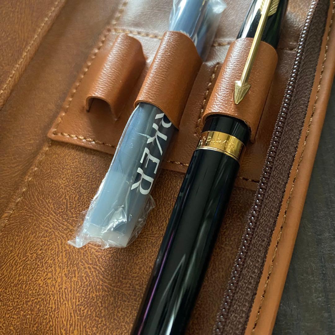【新品 未使用】PARKER 万年筆 ペンケース インク