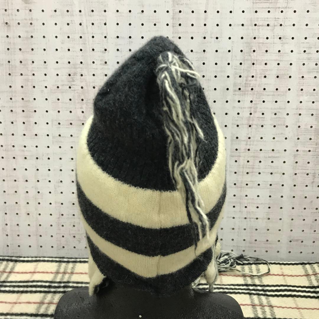 当時物 ムーンバット Vivienne Westwood 耳当て付 ニット帽